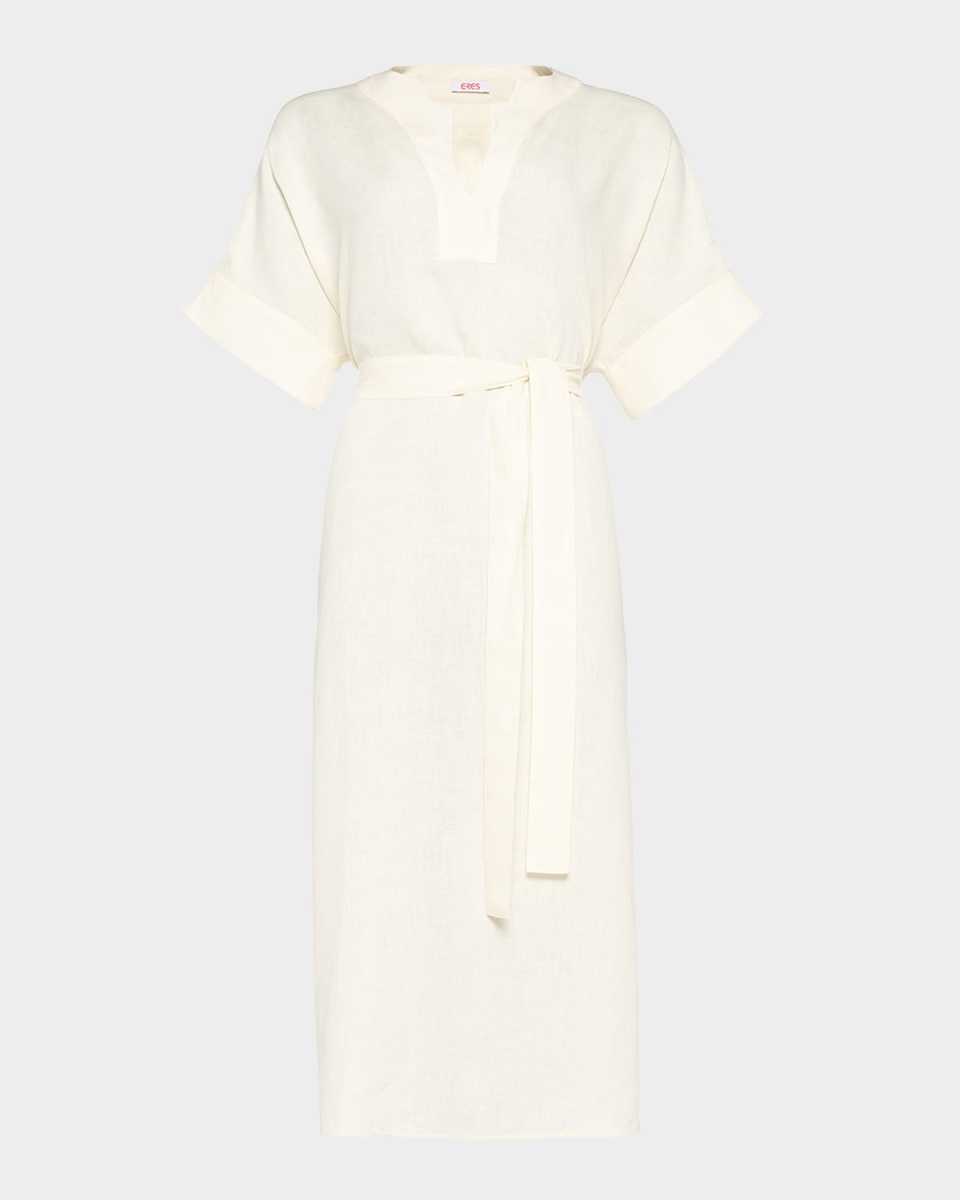 Bibi Linen Kaftan Coverup